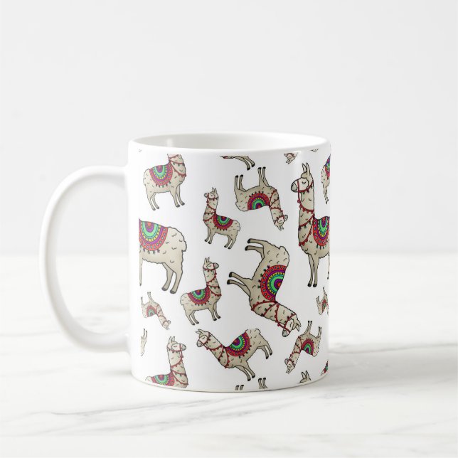 Tasse d'impression de lama (Gauche)