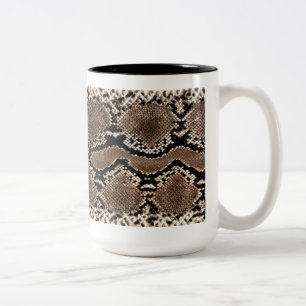 Tasse d'impression de peau de serpent