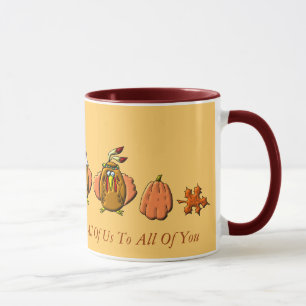 Tasse Dindes de bon thanksgiving