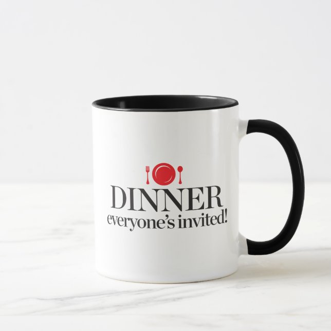 Tasse Dîner chacun invité (Droite)