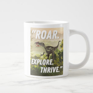 tasse dinosaure, tasse à café géante, préhistoriqu