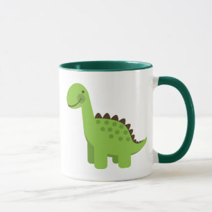 Tasse Dinosaure vert mignon