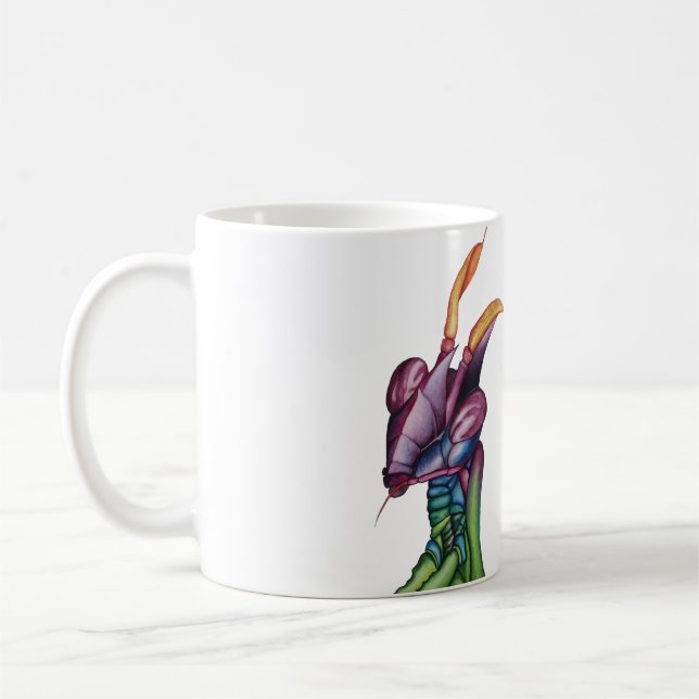 Tasse d'insecte de mante de prière (Gauche)