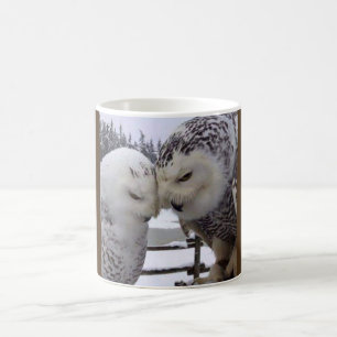 Tasse d'inséparables de hiboux de Milou