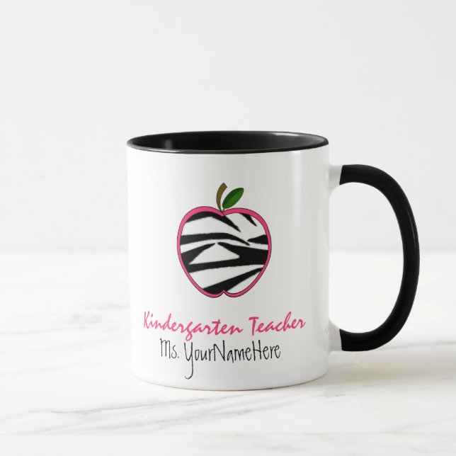 Tasse d'institutrice gardienne - copie Apple de (Droite)