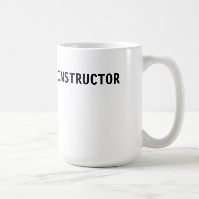 Tasse d'instructeur d'école de combat de zombi (Droite)