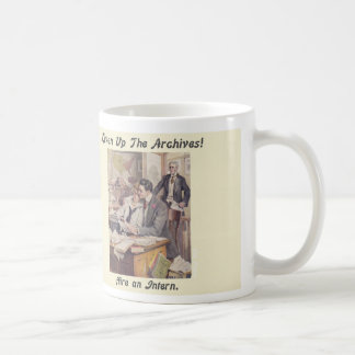 Tasse d'interne d'archives