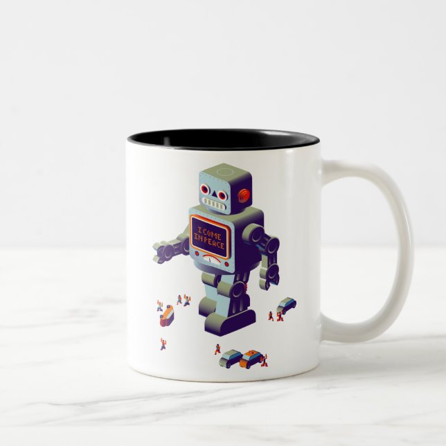 tasse d'invasion de robot (Droit)
