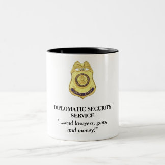 Tasse diplomatique de service de sécurité -
