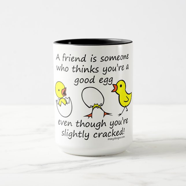 Tasse Dire drôle de meilleur ami (Centre)