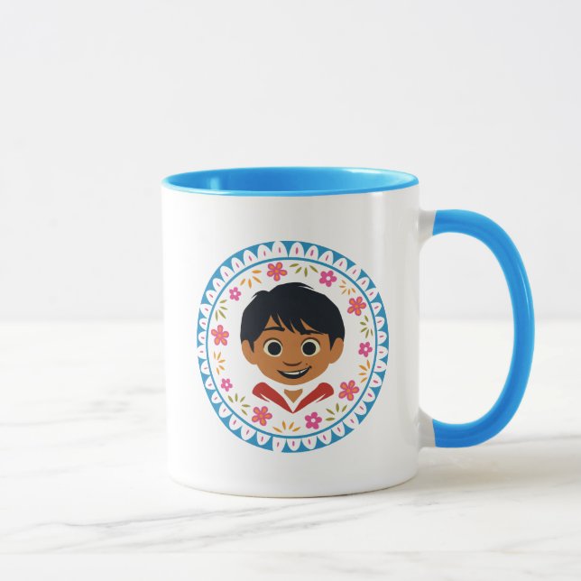 Tasse Disney Pixar Coco | Miguel | Graphique floral (Droite)