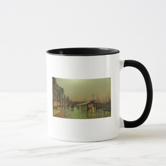 Tasse Docks de John Atkinson Grimshaw | Liverpool (Droite)