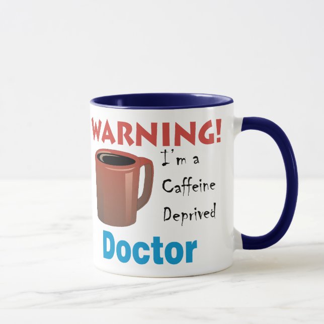 Tasse Docteur déshérité par caféine (Droite)