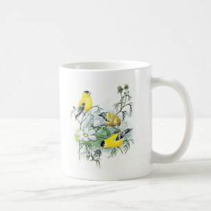 Tasse d'oiseau - chardonneret