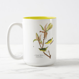 Tasse d'oiseau d'Audubon, fauvette du Kentucky, 15