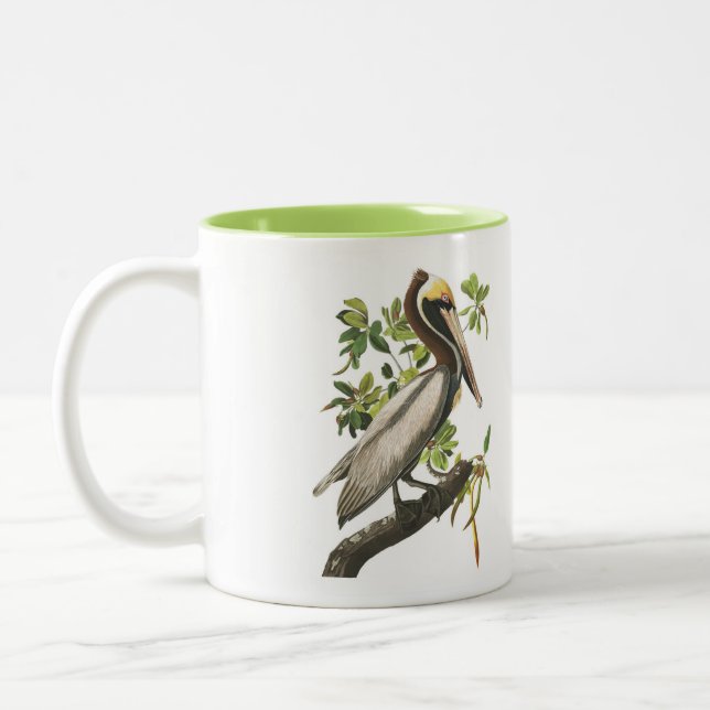 Tasse d'oiseau d'Audubon, pélican Brown, 15 onces. (Gauche)