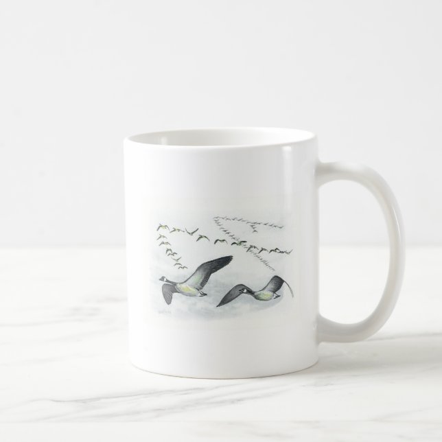 Tasse d'oiseau - oies canadiennes (Droite)