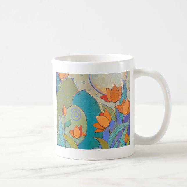 Tasse d'oiseaux de lune (Droite)