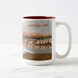 Tasse d'oiseaux migrateurs