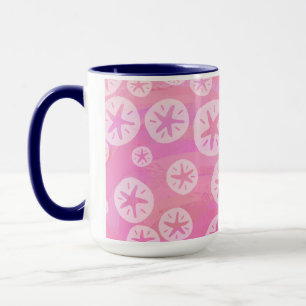 Tasse Dollar de sable blanc et rose