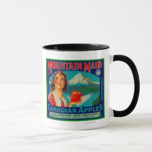 Tasse Domestique Apple LabelCanada de montagne