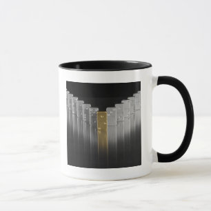 Tasse Dominos d'or et d'argent