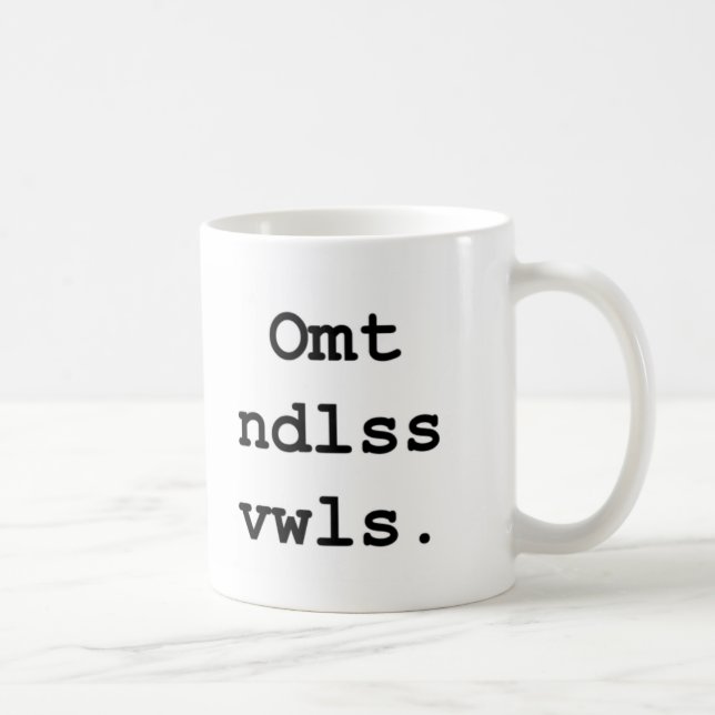 Tasse d'Omt Ndlss Vwls (Droite)