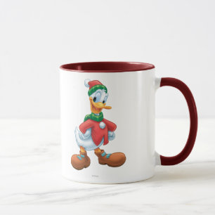 Tasse Donald Duck en vêtements d'hiver