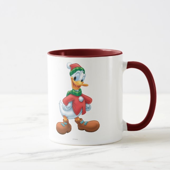 Tasse Donald Duck en vêtements d'hiver (Droite)