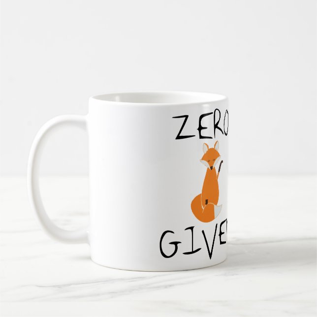 Tasse donnée par Fox zéro (Gauche)
