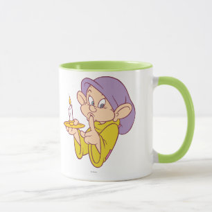 Tasse Dopey tenant une bougie