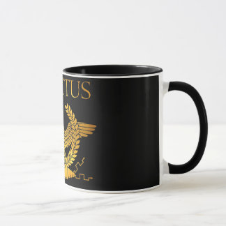 tasse d'or de logo d'invictus