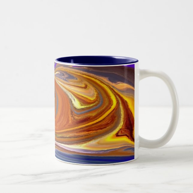 Tasse d'or de vagues (Droit)