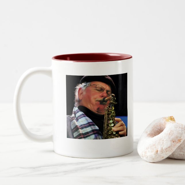 Tasse d'orchestre de folie d'alto de Richie Cole (Avec donut)