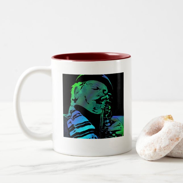 Tasse d'orchestre de folie d'alto de Richie Cole (Avec donut)