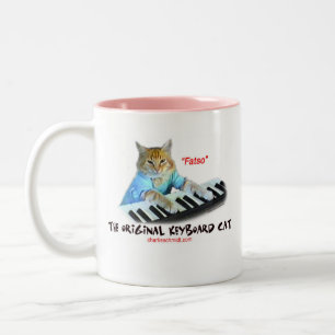 Tasse d'original de chat de clavier