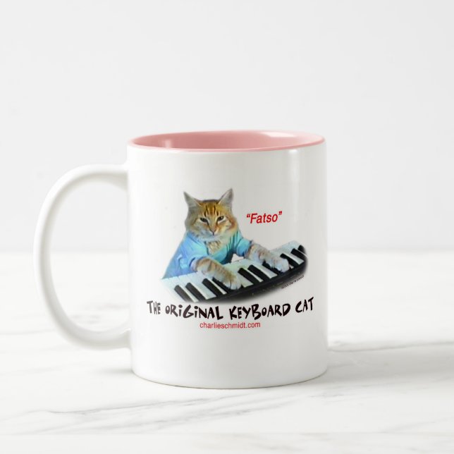 Tasse d'original de chat de clavier (Gauche)