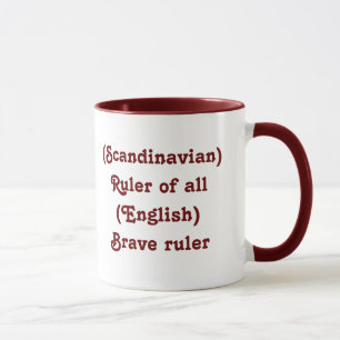 Tasse d'origine de signification et de nom d'Éric