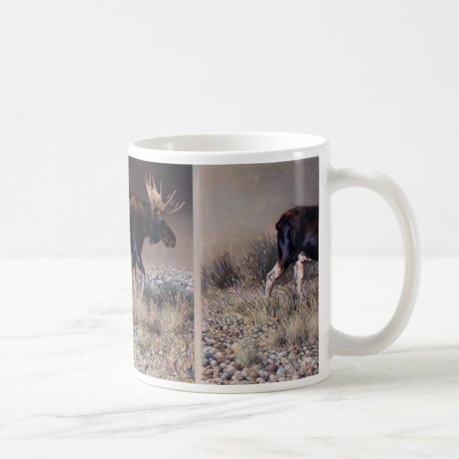Tasse d'orignaux d'Andrew Denman (Droite)
