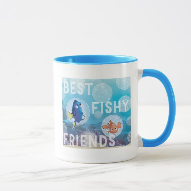Tasse Dory & Nemo | Meilleurs amis de la pêche (Droite)