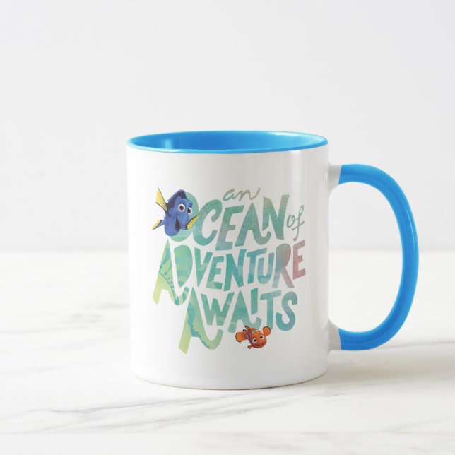 Tasse Dory & Nemo | Un océan d'aventures attend (Droite)