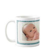 Tasse douce de faire-part de naissance de bébé