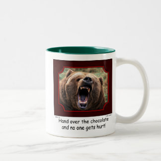 Tasse d'ours "remettez chocolat"