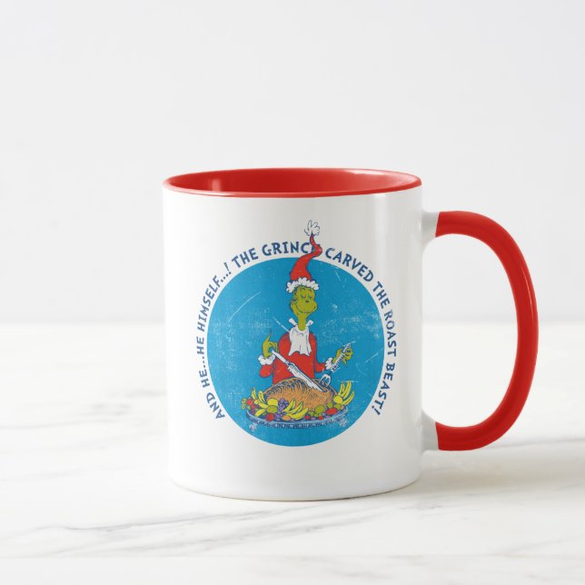 Tasse Dr. Seuss | Le Grinch | Bête rôtie de Noël (Droite)