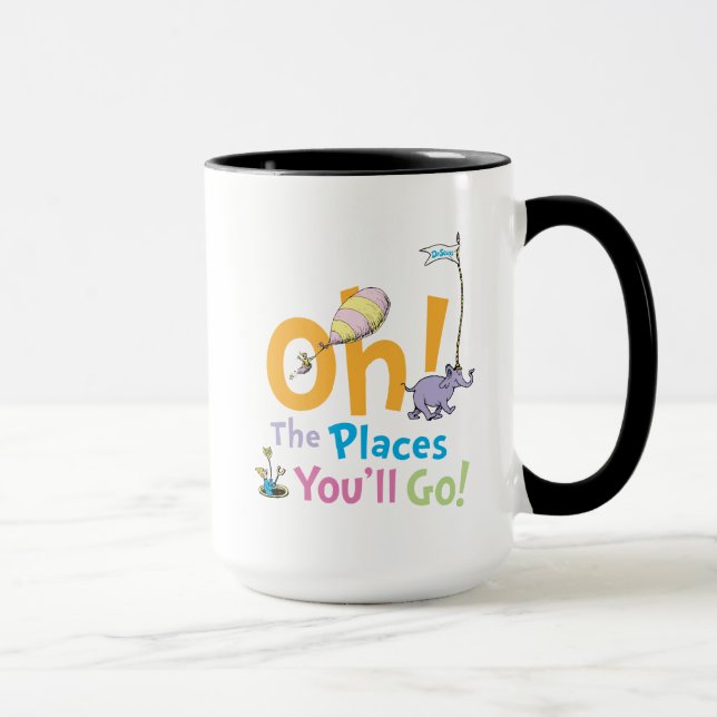 Tasse Dr Seuss | Oh, les endroits où vous irez ! (Droite)