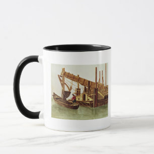 Tasse Dragage d'un canal