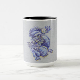 Tasse Dragon bleu
