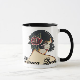 Tasse Drama Reine Vintage fille