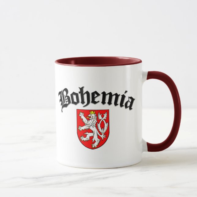 Tasse Drapeau 2 de la Bohême (Droite)