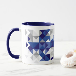 Tasse Drapeau abstrait de la Finlande, couleurs